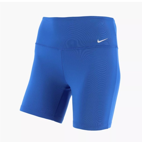 NWT NIKE Performance Women's 6" SWIM SHORTS sz S blue - Picture 4 of 4